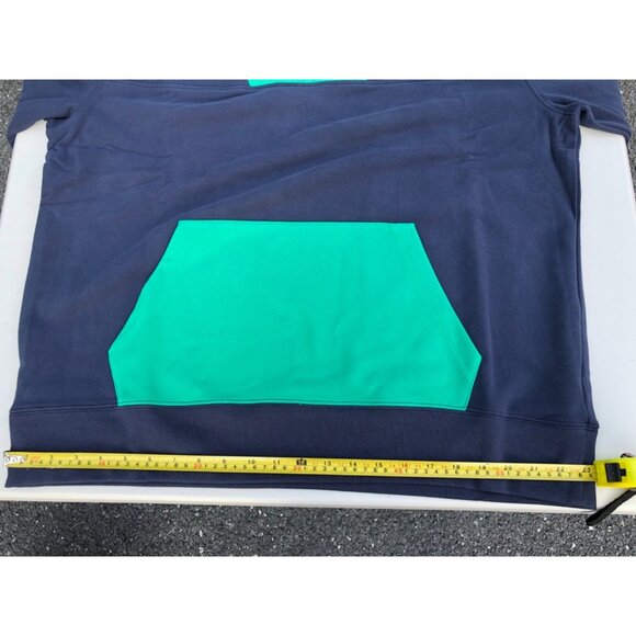 *NEW* Peloton Terry 1/2 Zip Sweatshirt Blue And Green RARE Colorway Men's XL - Picture 5 of 10